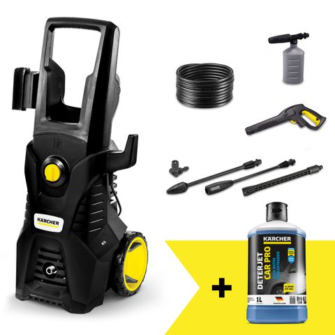Kit Lavadora de Alta Pressão Kärcher K5 Exclusive + Deterjet CarPro 1L